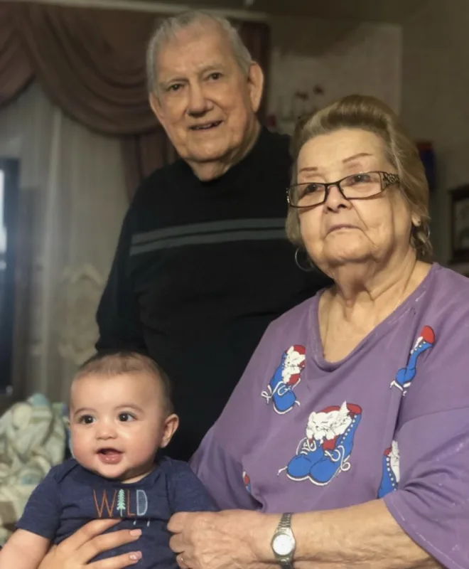 Family, three generations