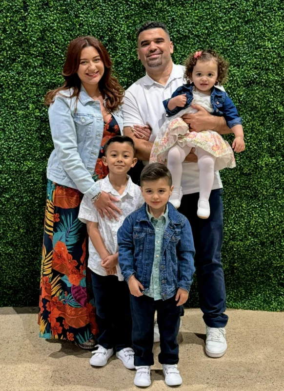 Jordan and his family